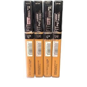 Lot of 4 45 Tan Maybelline Fit Me! Concealer
